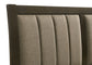 Wilkes 51-inch Upholstered Eastern King Bed Dark Cocoa