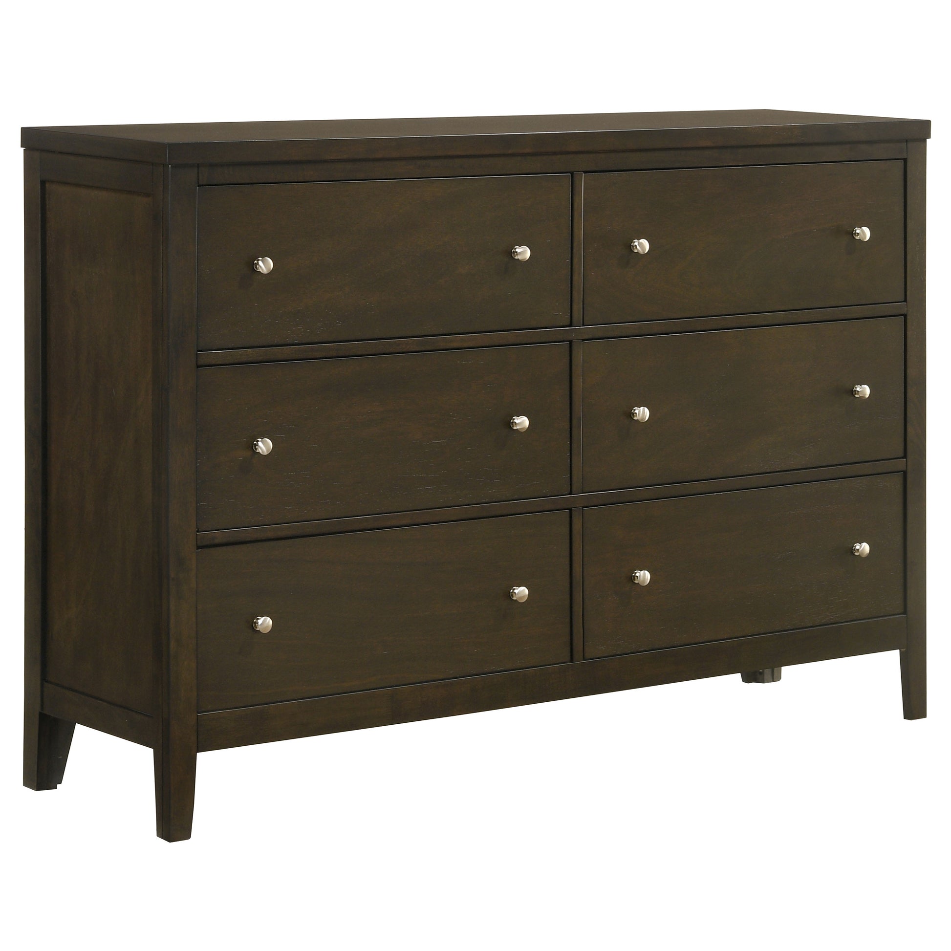 Wilkes - 6-Drawer Dresser Cabinet - Dark Cocoa Wilkes - 6-Drawer Dresser Cabinet - Dark Cocoa