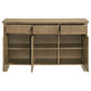 Adina 3-door 59-inch Sideboard Server Distressed Light Brown