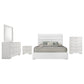 Felicity 5-piece Queen Bedroom Set White High Gloss