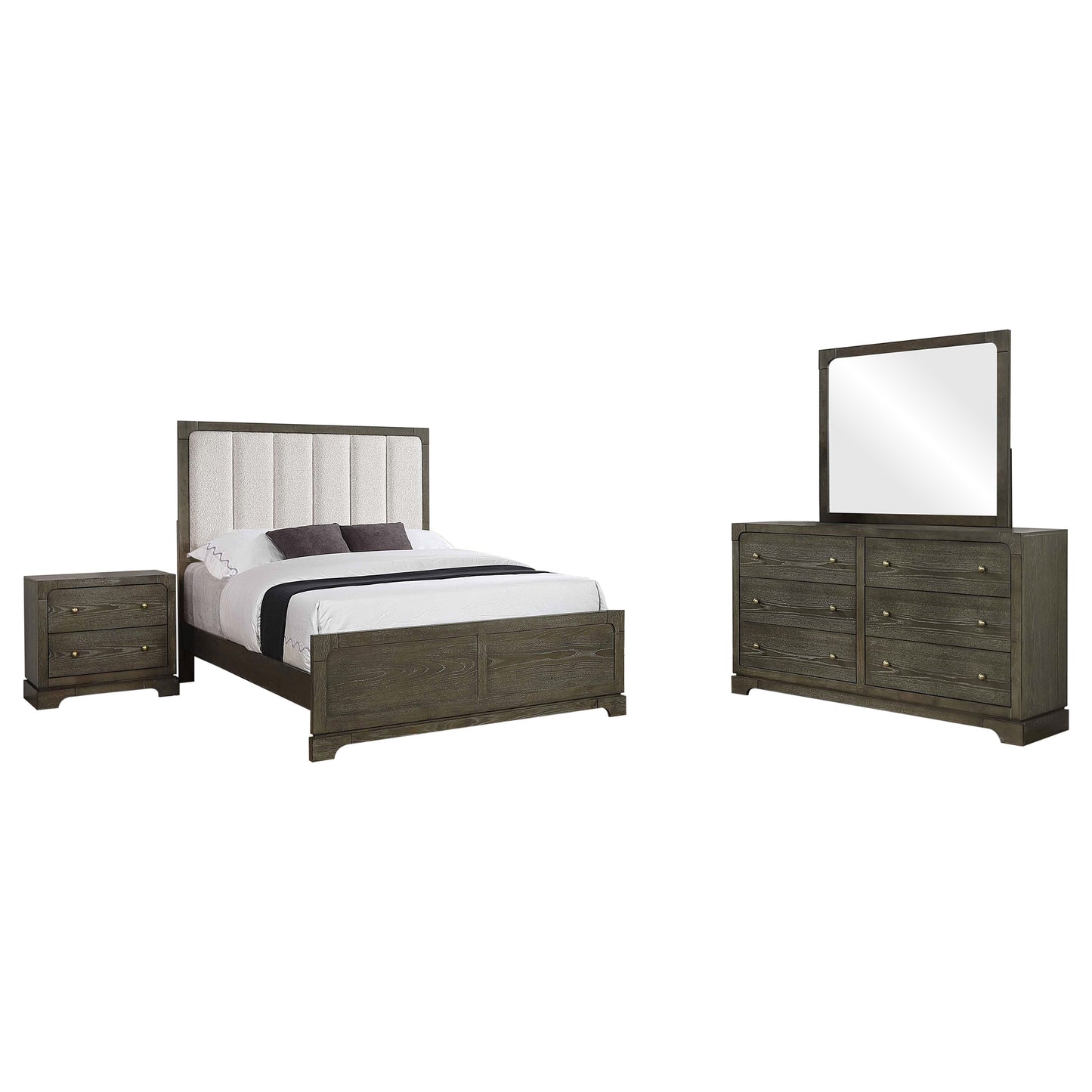 Gran Park 4-piece California King Bedroom Set Dark Cocoa