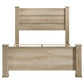 Oakglen 55-inch Eastern King Panel Bed Weathered Oak