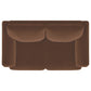 Selma Velvet Upholstered Crescent Arm Loveseat Rust