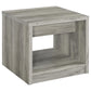 Felix 2-piece Coffee and End Table Set Grey Driftwood