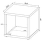Frisco 2-piece Coffee and End Table Set Dark Pine