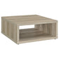 Frisco 2-piece Coffee and End Table Set Distressed Pine