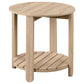 Fowler 3-piece Round Coffee and End Table Set Natural