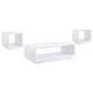 Paseo 3-piece Coffee and End Table Set White High Gloss