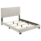 Dorian Fabric Upholstered Full Panel Bed Cream