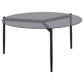 Rosalie 3-piece Round Coffee and End Table Set Grey