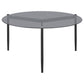 Rosalie 3-piece Round Coffee and End Table Set Grey
