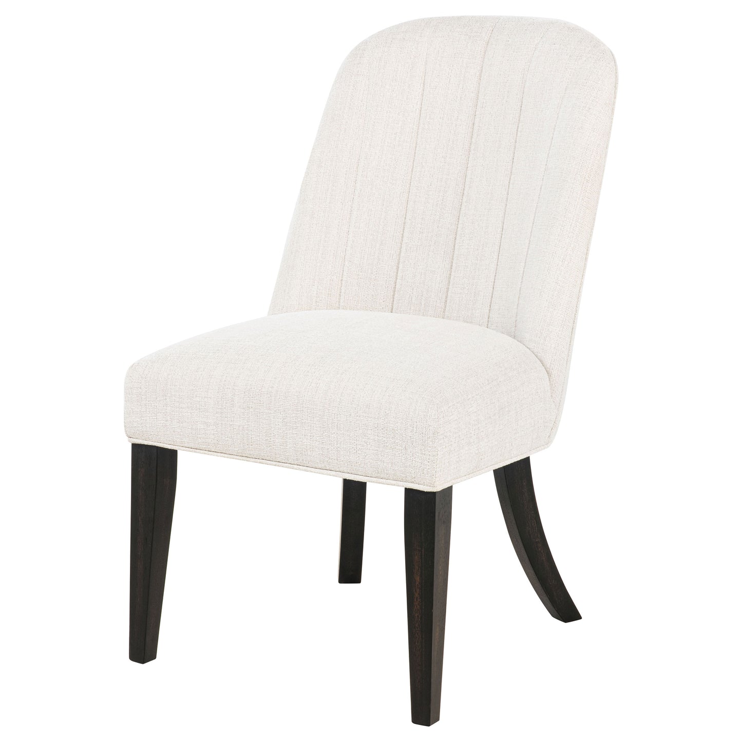 Leandro Upholstered Dining Side Chair Cream (Set of 2)
