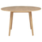 Andrews 48-inch Round Wood Dining Room Table Light Ash