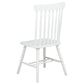 Andrews 5-piece Round Dining Table Set Light Ash and White