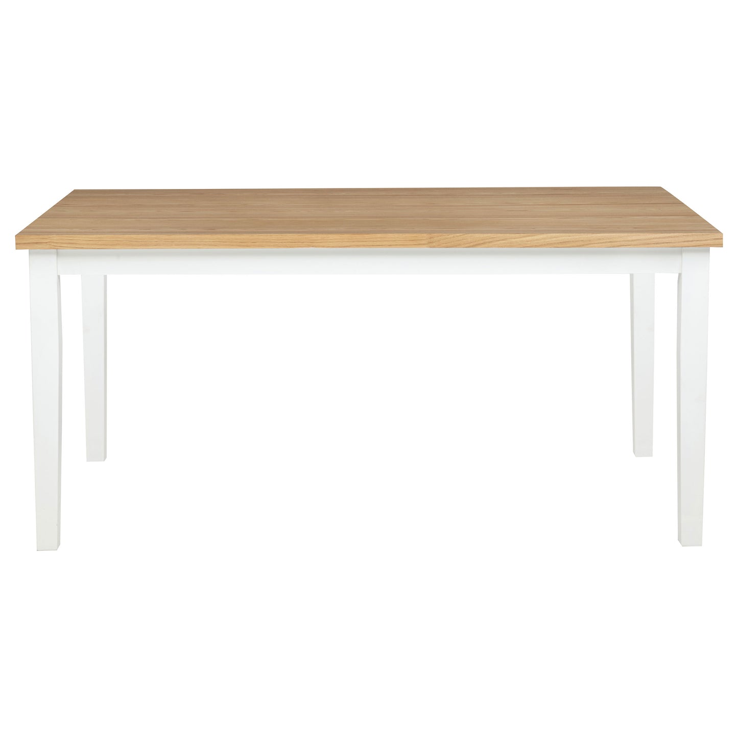 Andrews 7-piece Rectangular Dining Set Light Ash and White
