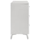 Cassia 6-drawer Bedroom Dresser Cabinet White High Gloss