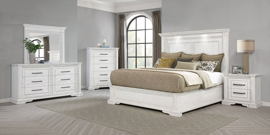 McKinney 5-piece California King Bedroom Set Vintage White
