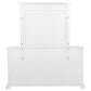 McKinney 6-drawer Bedroom Dresser with Mirror Vintage White