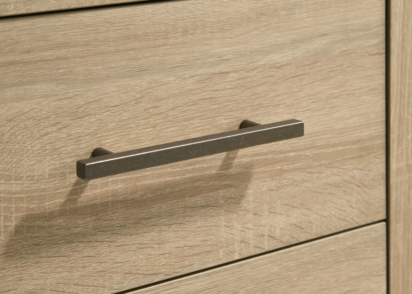 Arielle 2-drawer Bedroom Nightstand with Casters Light Oak