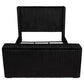 Centergrove Upholstered California King Wingback TV Bed Black