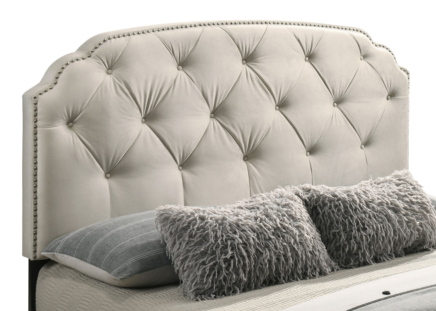 Marianna 4-drawer Upholstered Full Storage Bed Cream