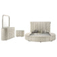 Sonya 4-piece Upholstered Queen Bedroom Set Ivory