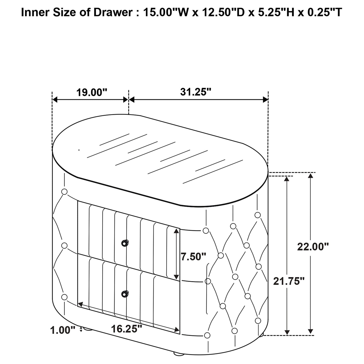 Sonya 5-piece Upholstered Queen Bedroom Set Ivory