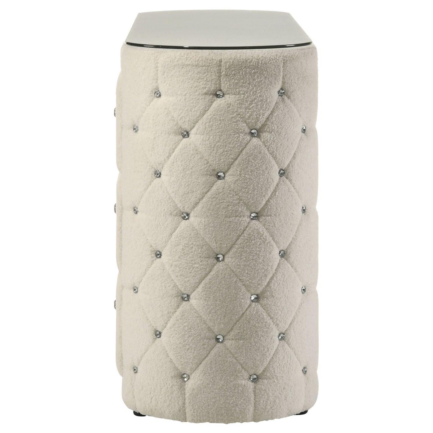 Sonya 6-drawer Upholstered Bedroom Dresser Ivory