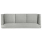 Vaughn 2-piece Fabric Upholstered Flared Arm Sofa Set Grey