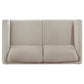 Islington 3-piece Upholstered Panel Arm Sofa Set Taupe