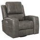 Brickston Triple Power Swivel Glider Recliner Charcoal