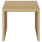 Canoga Engineered Wood Accent Side End Table Light Oak