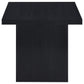 Devar 2-piece Square Cocktail Coffee End Table Set Black