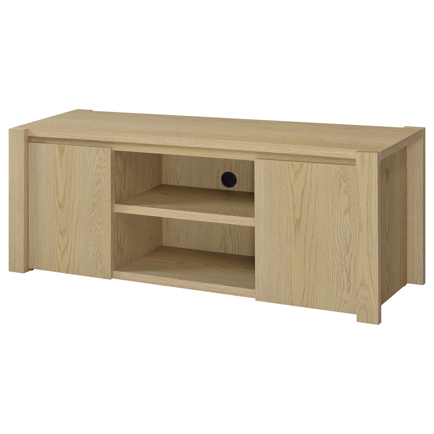 Laurelton 3-piece Entertainment Center TV Stand Light Oak