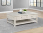 Payne 48-inch Mobile Lift Top Coffee Table Distressed White