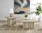 Devar Square Engineered Wood Coffee Table Distressed Pine