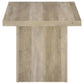 Devar 3-piece Square Coffee End Table Set Distressed Pine