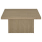 Devar Square Engineered Wood Cocktail Coffee Table Latte