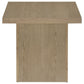 Devar 2-piece Square Cocktail Coffee End Table Set Latte
