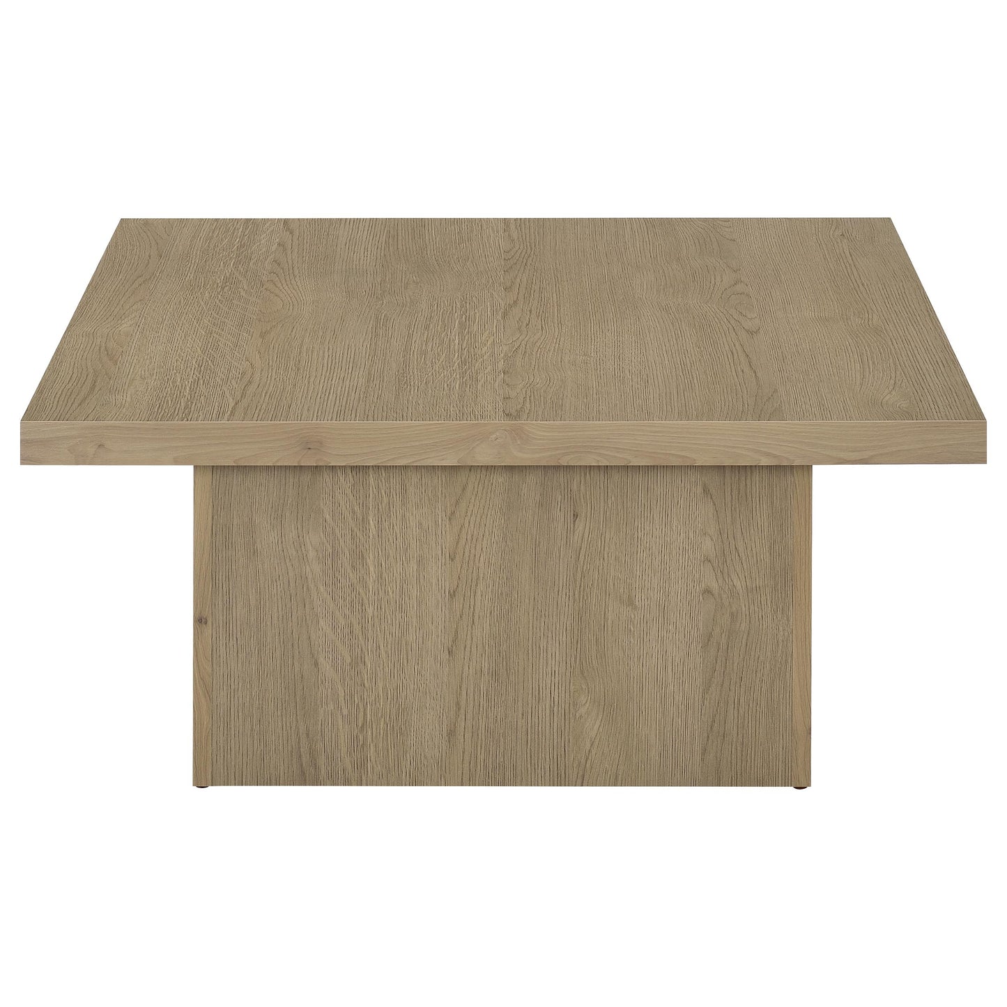Devar 3-piece Square Cocktail Coffee End Table Set Latte