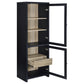 Denison 3-piece Entertainment Center 79-inch TV Stand Black