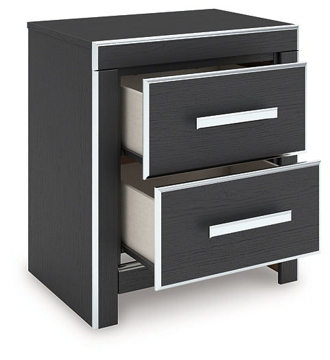 Zuraleus Two Drawer Night Stand