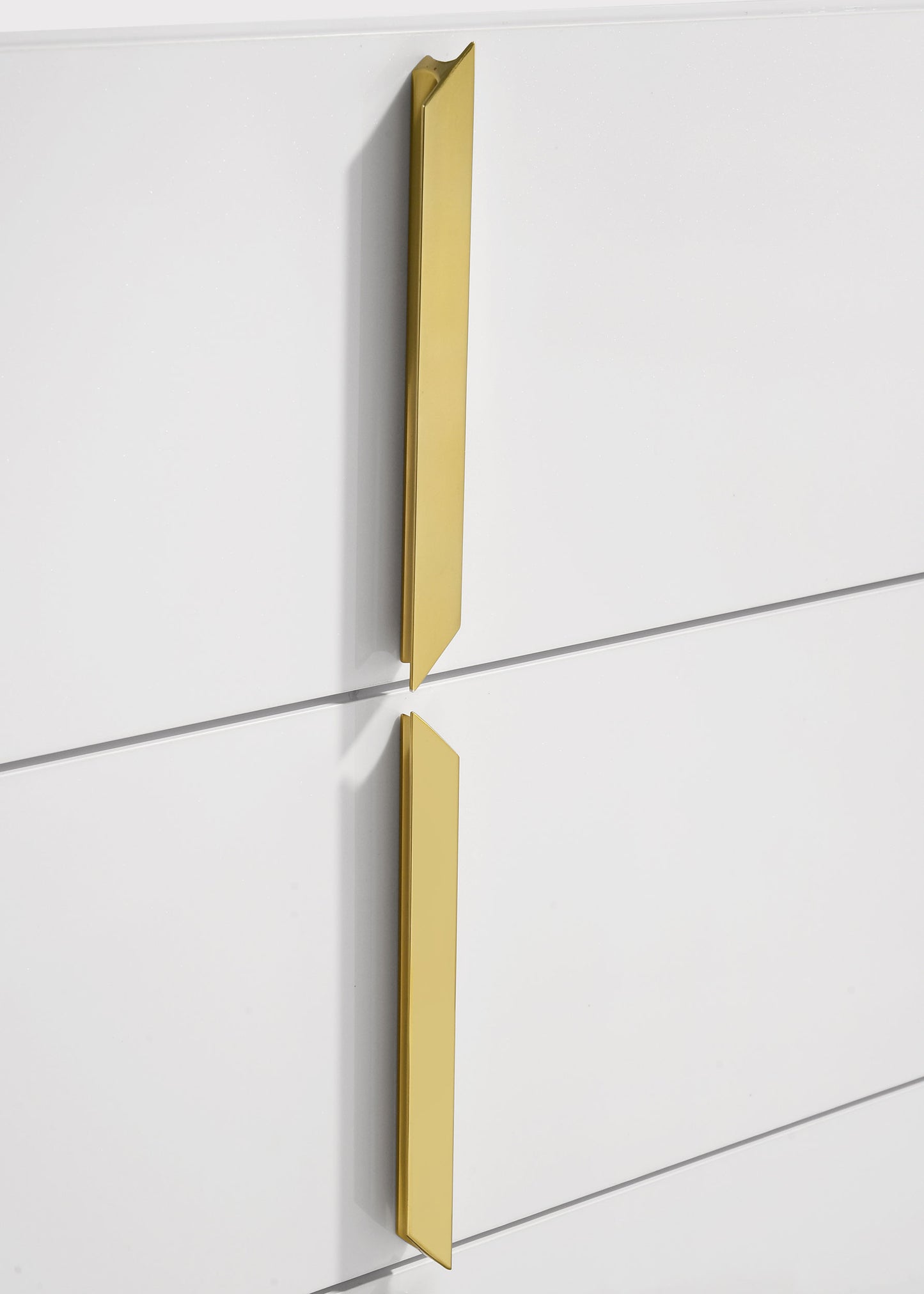 Ines 4-piece Eastern King Bedroom Set Navy and White High Gloss