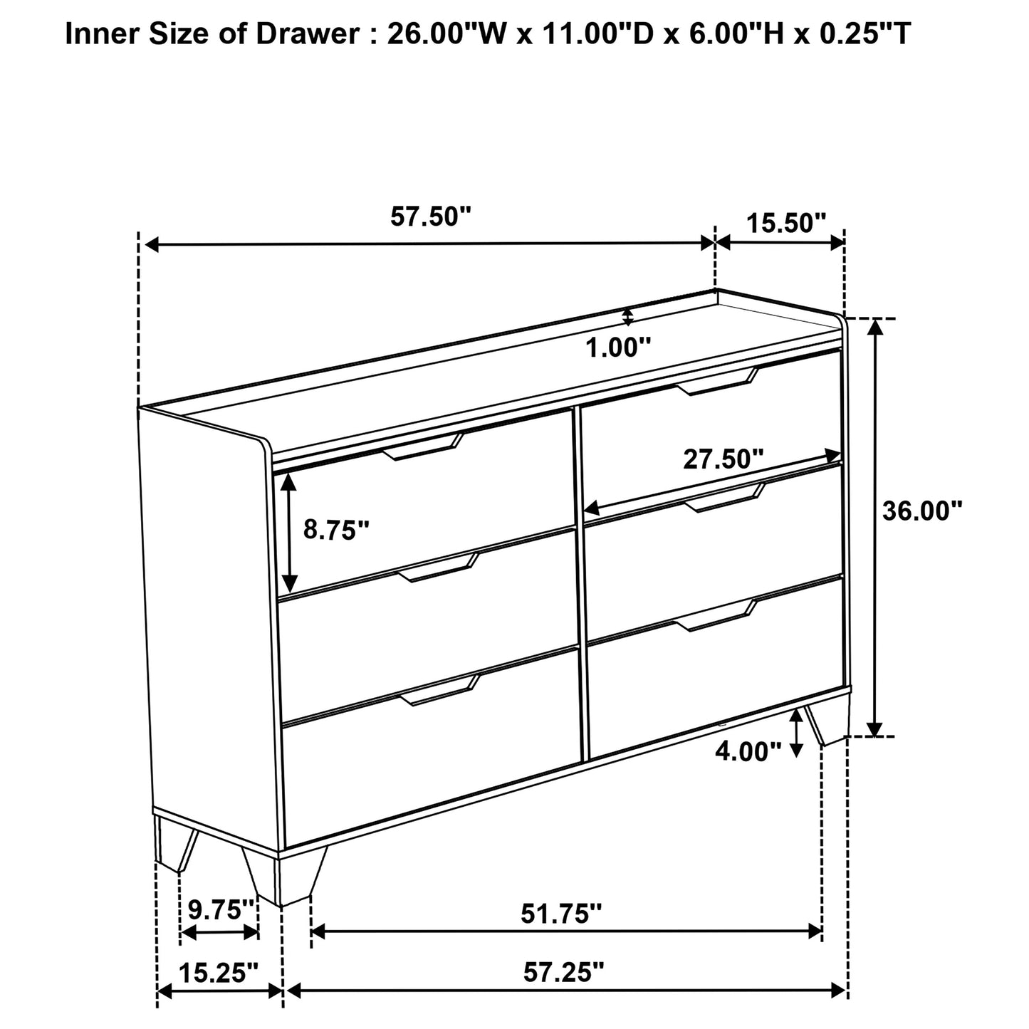 Henderson 4-piece Queen Bedroom Set Medium Oak
