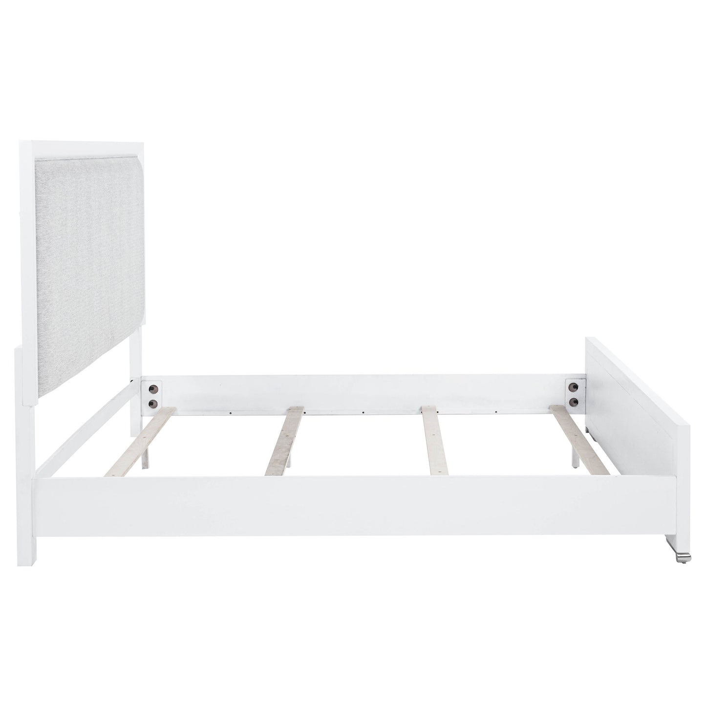Gracemont 57-inch Eastern King Panel Bed Grey and White