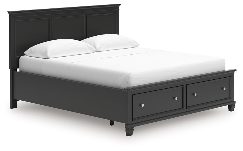 Lanolee California King Panel Storage Bed