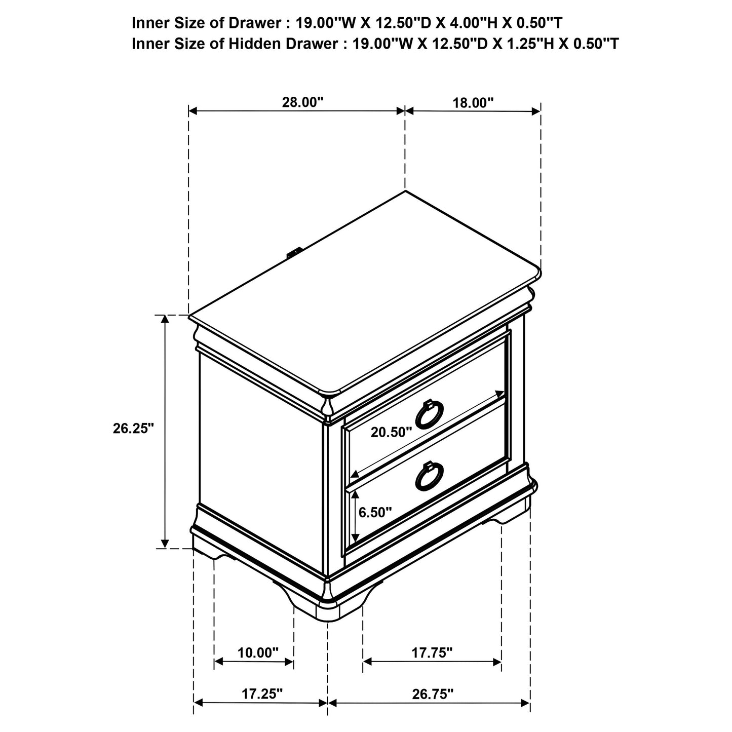 Garland 5-piece Queen Bedroom Set Brown Cherry