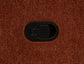 Navarro Chenille Upholstered Reclining Loveseat Burnt Orange