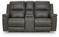 Bleckley PWR REC Loveseat/CON/ADJ HDRST