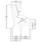 Leandro 7-piece Rectangular Dining Table Set Burnished Black